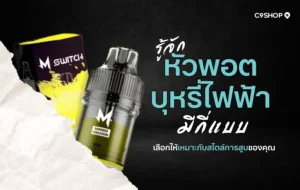 หัวพอตบุหรี่ไฟฟ้ามีกี่แบบ และแบบไหนเหมาะกับมือใหม่