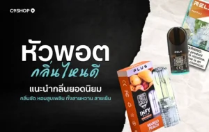 หัวพอต กลิ่นไหนดีที่สูบแล้วไม่เบื่อ ใช้ได้ทุกวัน
